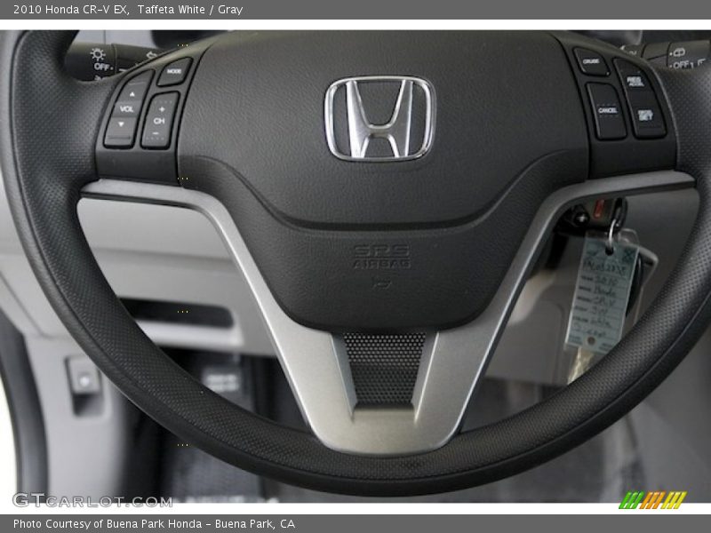 Taffeta White / Gray 2010 Honda CR-V EX