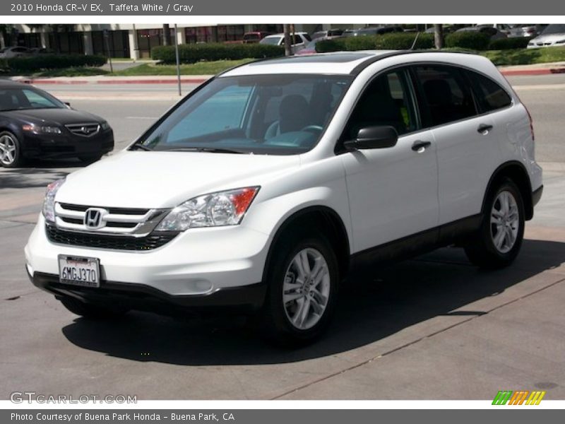 Taffeta White / Gray 2010 Honda CR-V EX