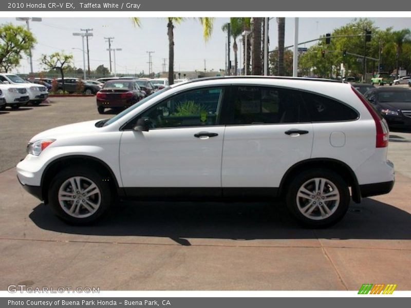 Taffeta White / Gray 2010 Honda CR-V EX