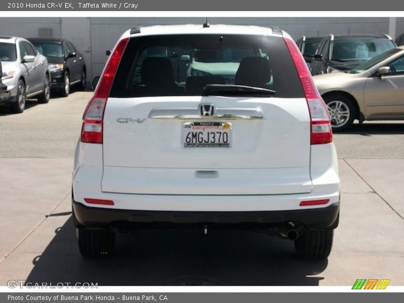 Taffeta White / Gray 2010 Honda CR-V EX