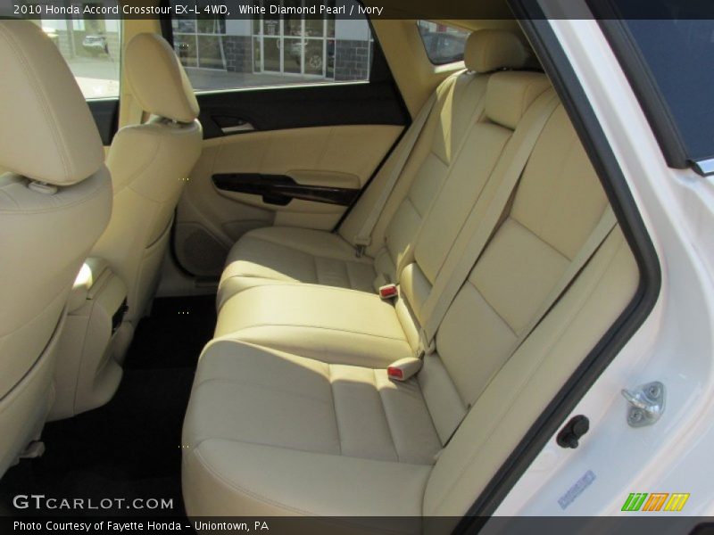 Rear Seat of 2010 Accord Crosstour EX-L 4WD