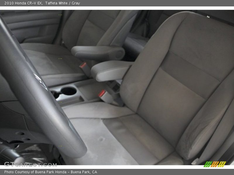 Taffeta White / Gray 2010 Honda CR-V EX