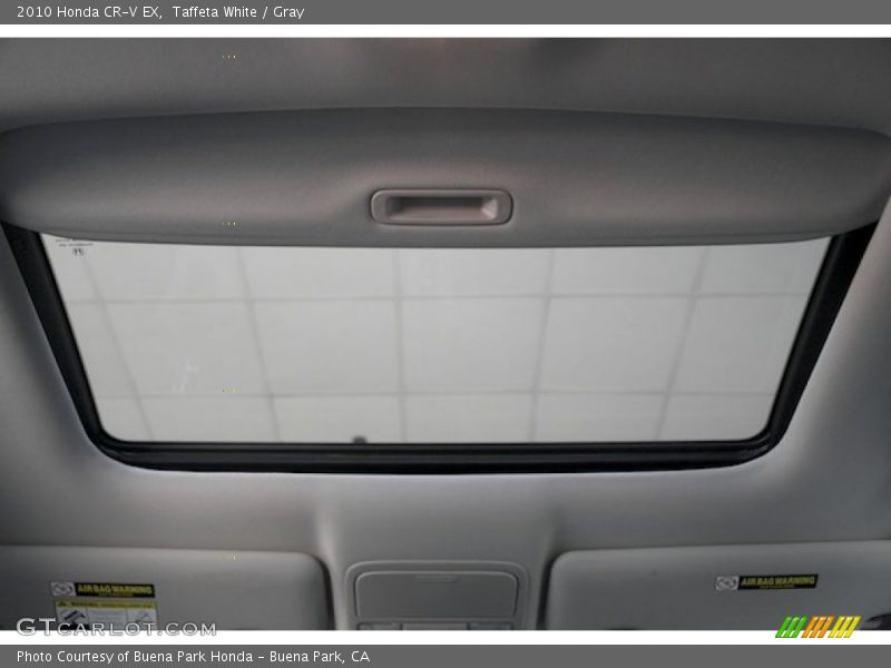 Taffeta White / Gray 2010 Honda CR-V EX