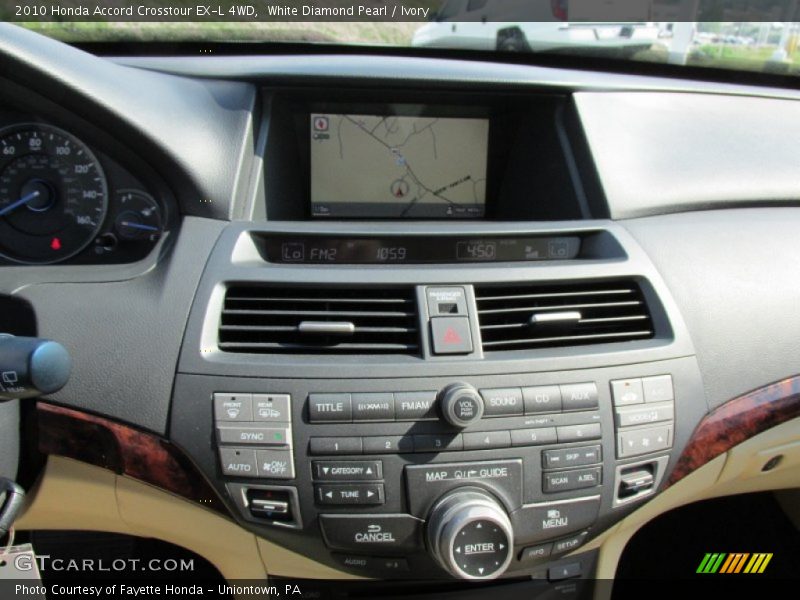 Controls of 2010 Accord Crosstour EX-L 4WD