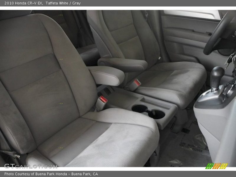 Taffeta White / Gray 2010 Honda CR-V EX