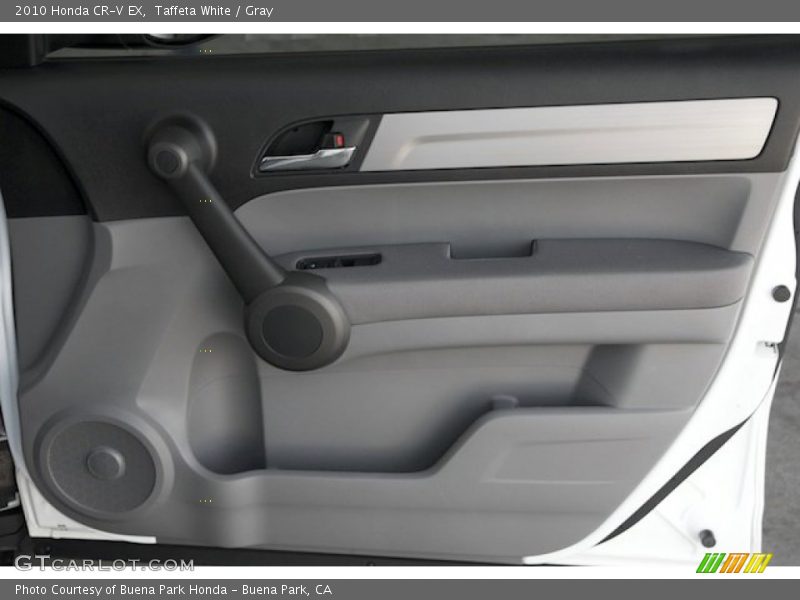 Taffeta White / Gray 2010 Honda CR-V EX