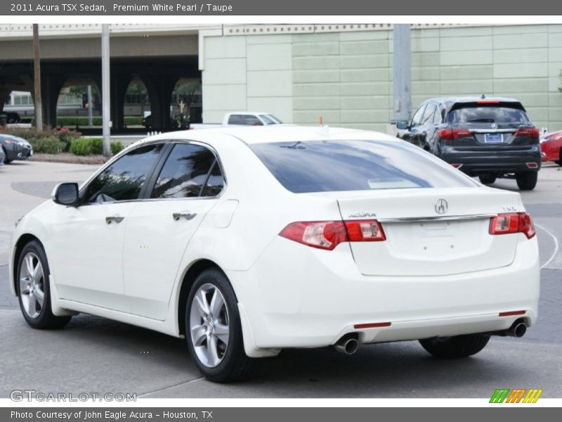 Premium White Pearl / Taupe 2011 Acura TSX Sedan
