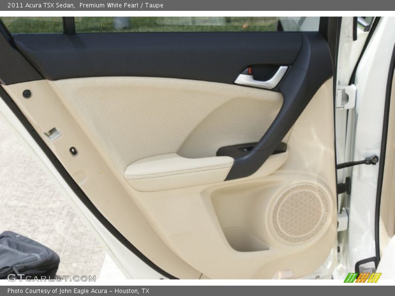 Premium White Pearl / Taupe 2011 Acura TSX Sedan