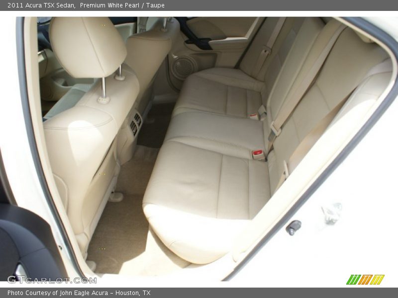 Premium White Pearl / Taupe 2011 Acura TSX Sedan