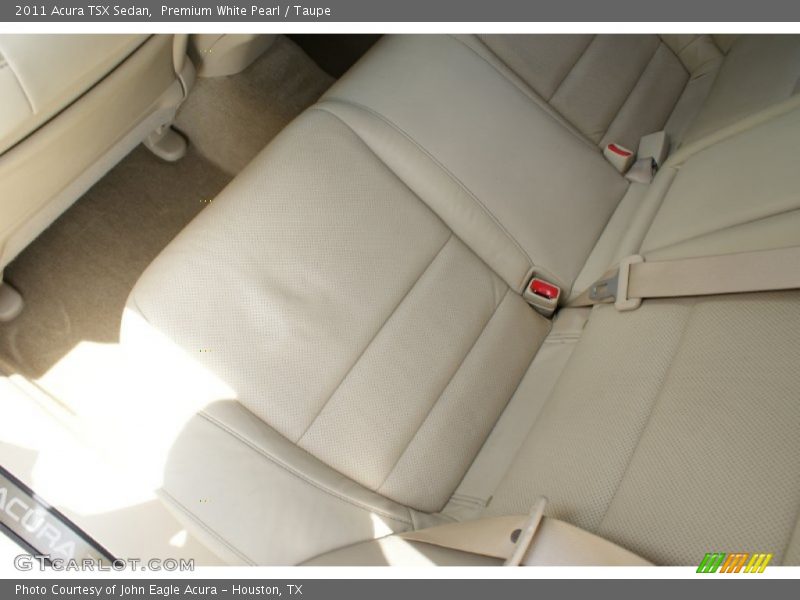 Premium White Pearl / Taupe 2011 Acura TSX Sedan