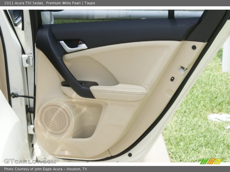 Premium White Pearl / Taupe 2011 Acura TSX Sedan
