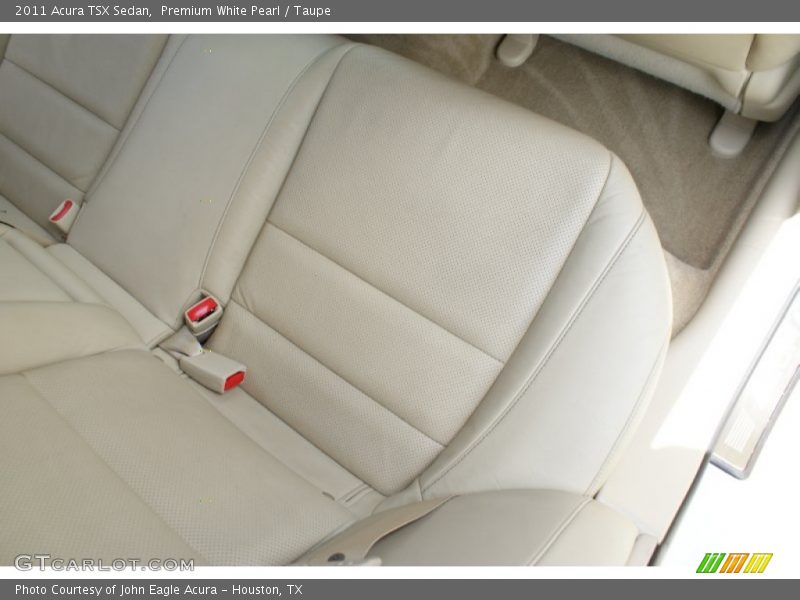 Premium White Pearl / Taupe 2011 Acura TSX Sedan