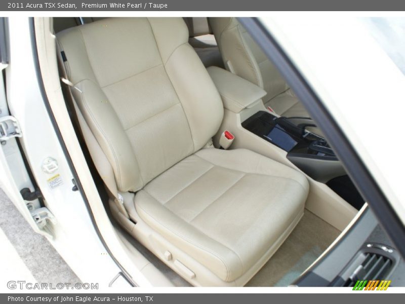 Premium White Pearl / Taupe 2011 Acura TSX Sedan