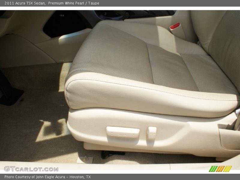 Premium White Pearl / Taupe 2011 Acura TSX Sedan