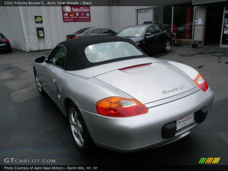 Arctic Silver Metallic / Black 2002 Porsche Boxster S