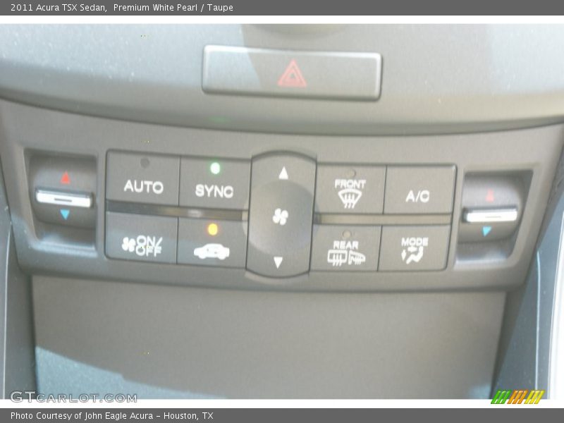 Premium White Pearl / Taupe 2011 Acura TSX Sedan