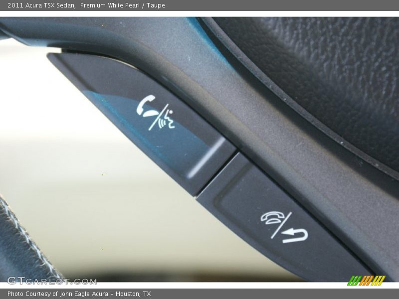 Premium White Pearl / Taupe 2011 Acura TSX Sedan