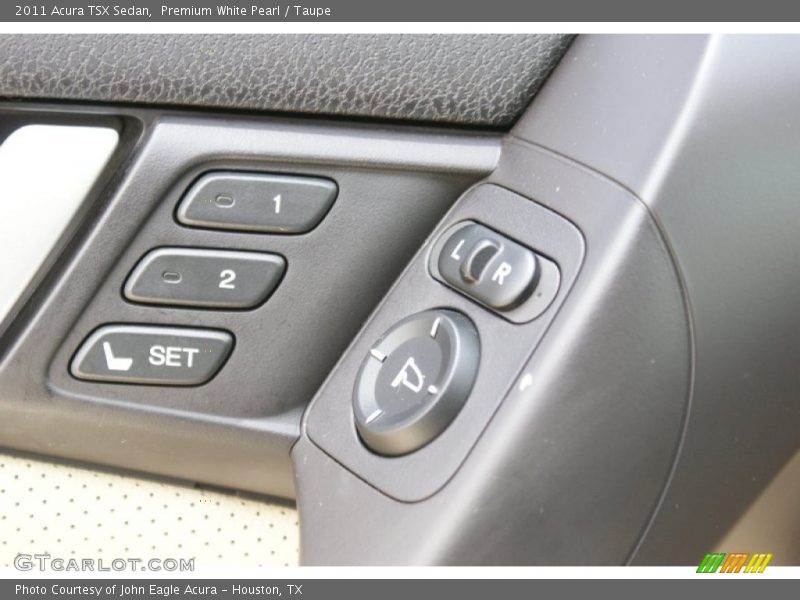 Premium White Pearl / Taupe 2011 Acura TSX Sedan