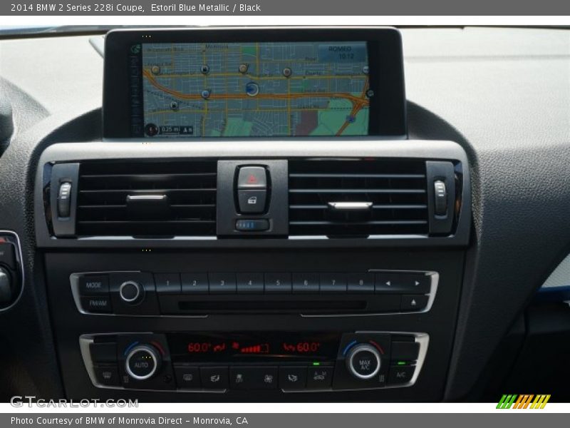 Estoril Blue Metallic / Black 2014 BMW 2 Series 228i Coupe