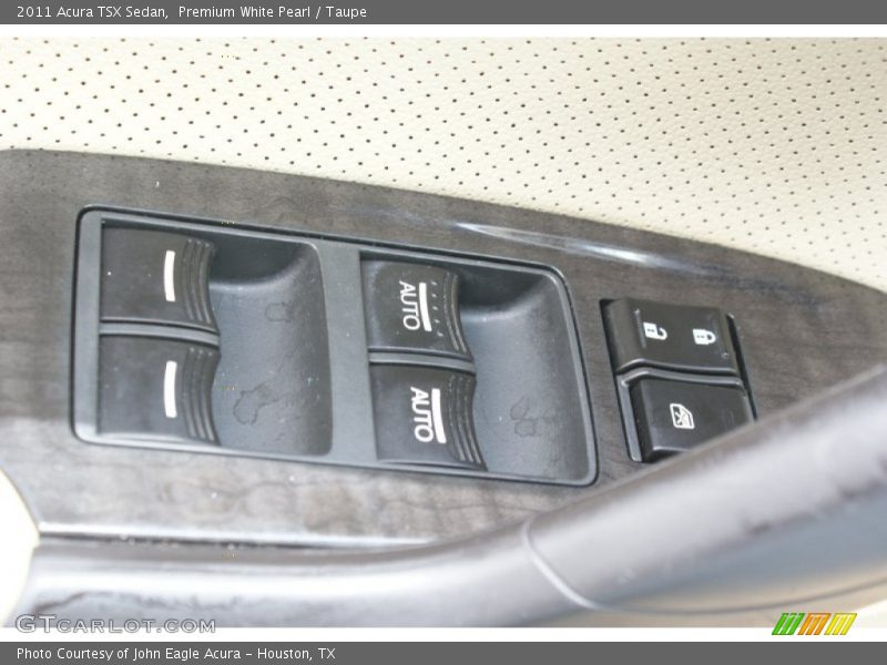 Premium White Pearl / Taupe 2011 Acura TSX Sedan
