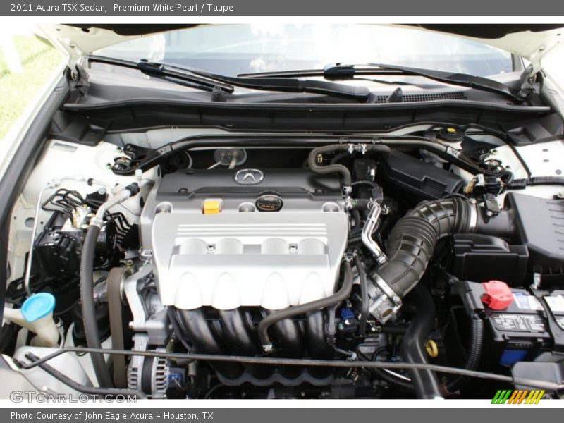 Premium White Pearl / Taupe 2011 Acura TSX Sedan