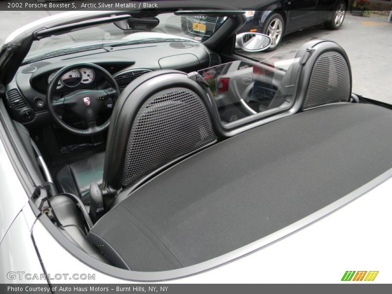 Arctic Silver Metallic / Black 2002 Porsche Boxster S