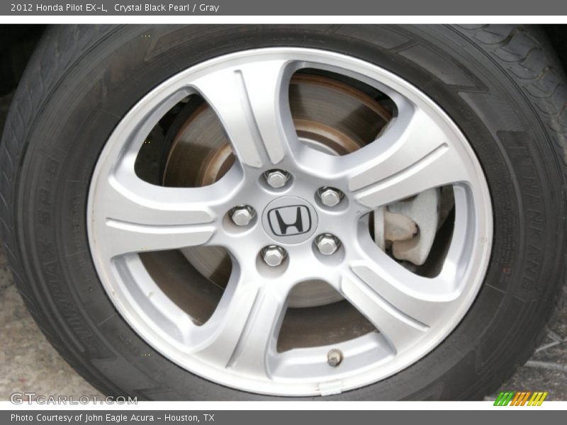 Crystal Black Pearl / Gray 2012 Honda Pilot EX-L