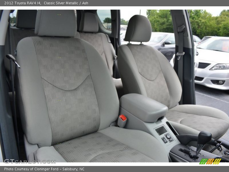 Front Seat of 2012 RAV4 I4