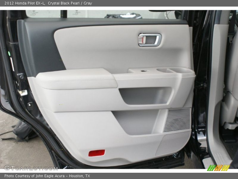 Crystal Black Pearl / Gray 2012 Honda Pilot EX-L