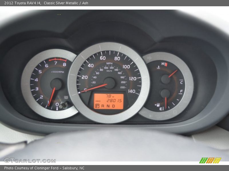  2012 RAV4 I4 I4 Gauges