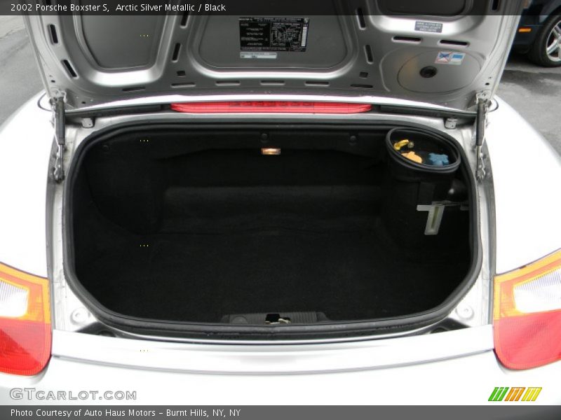 Arctic Silver Metallic / Black 2002 Porsche Boxster S
