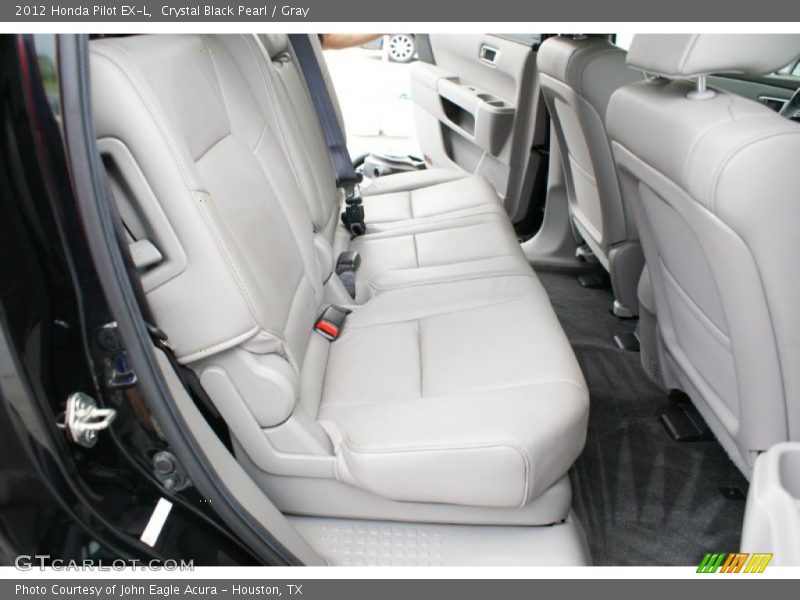 Crystal Black Pearl / Gray 2012 Honda Pilot EX-L
