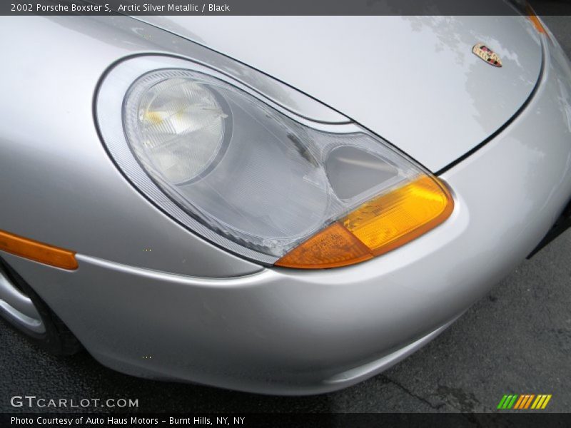 Arctic Silver Metallic / Black 2002 Porsche Boxster S