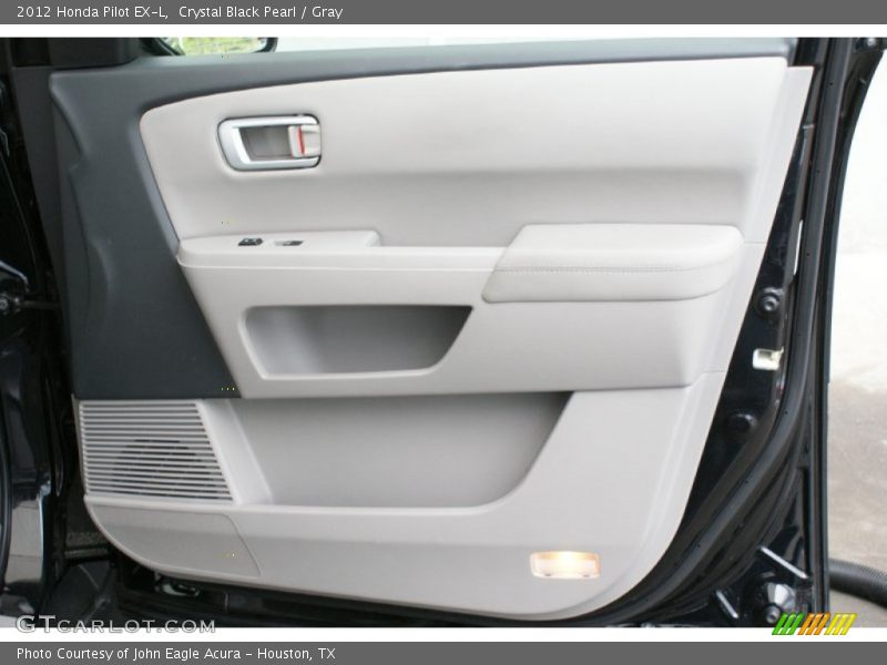 Crystal Black Pearl / Gray 2012 Honda Pilot EX-L