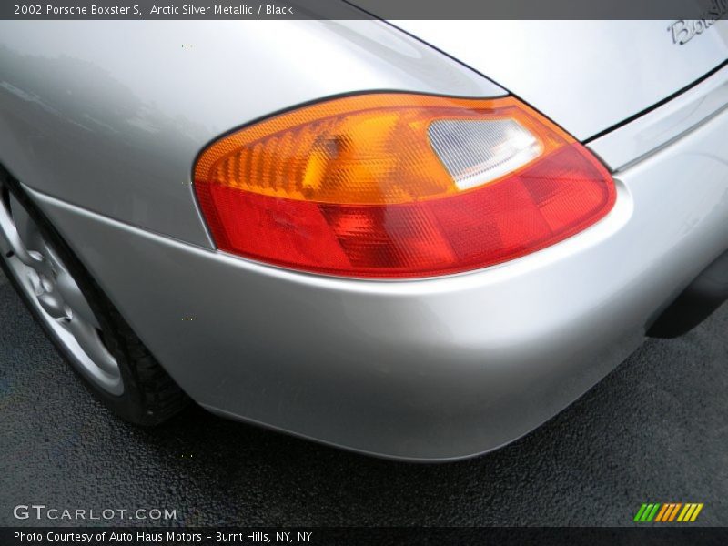 Arctic Silver Metallic / Black 2002 Porsche Boxster S