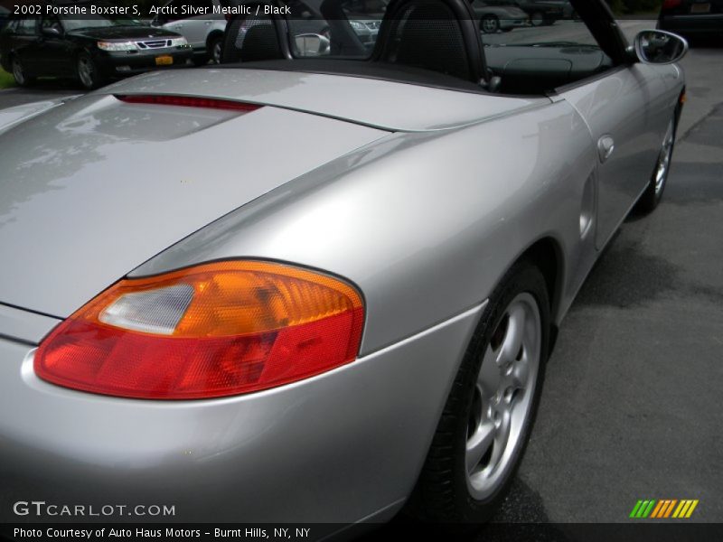 Arctic Silver Metallic / Black 2002 Porsche Boxster S