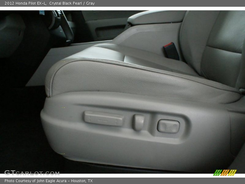 Crystal Black Pearl / Gray 2012 Honda Pilot EX-L