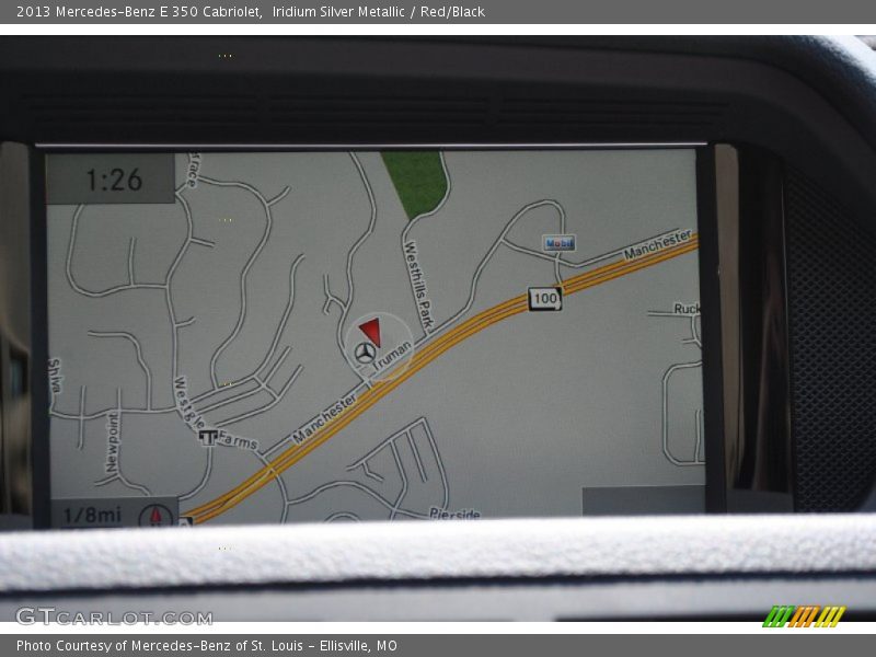 Iridium Silver Metallic / Red/Black 2013 Mercedes-Benz E 350 Cabriolet