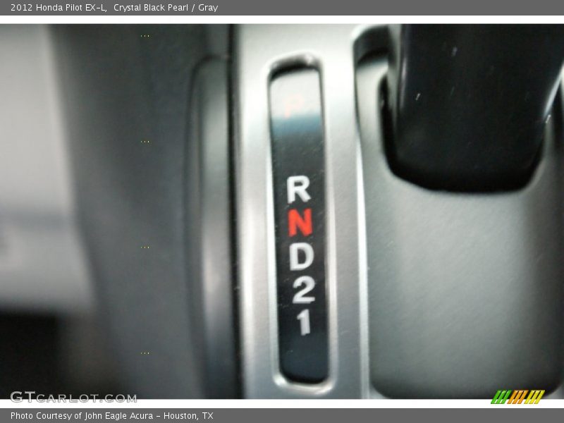 Crystal Black Pearl / Gray 2012 Honda Pilot EX-L