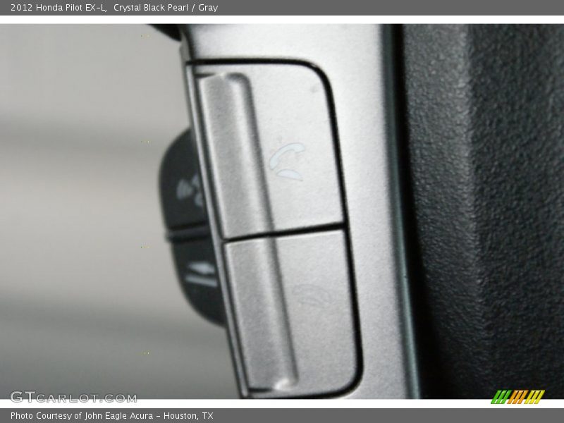 Crystal Black Pearl / Gray 2012 Honda Pilot EX-L