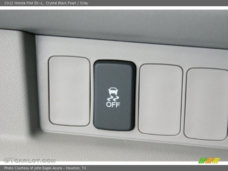 Crystal Black Pearl / Gray 2012 Honda Pilot EX-L