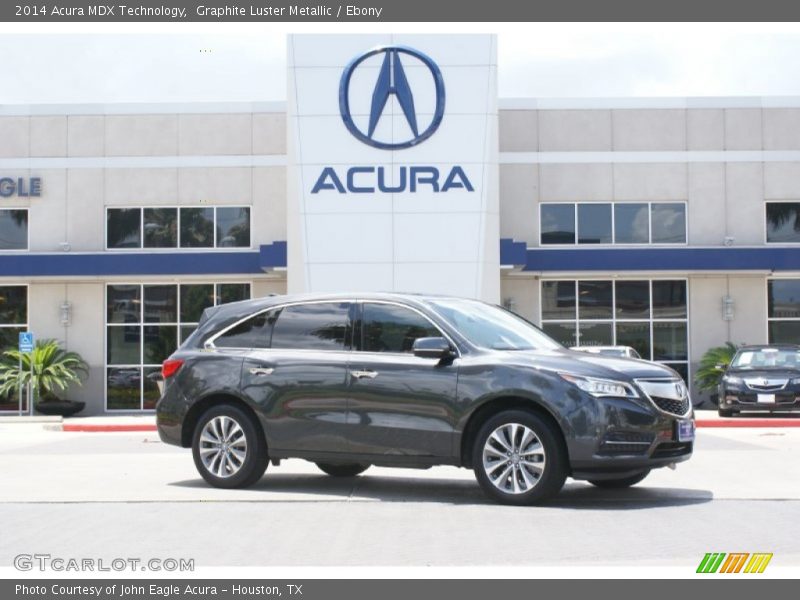 Graphite Luster Metallic / Ebony 2014 Acura MDX Technology