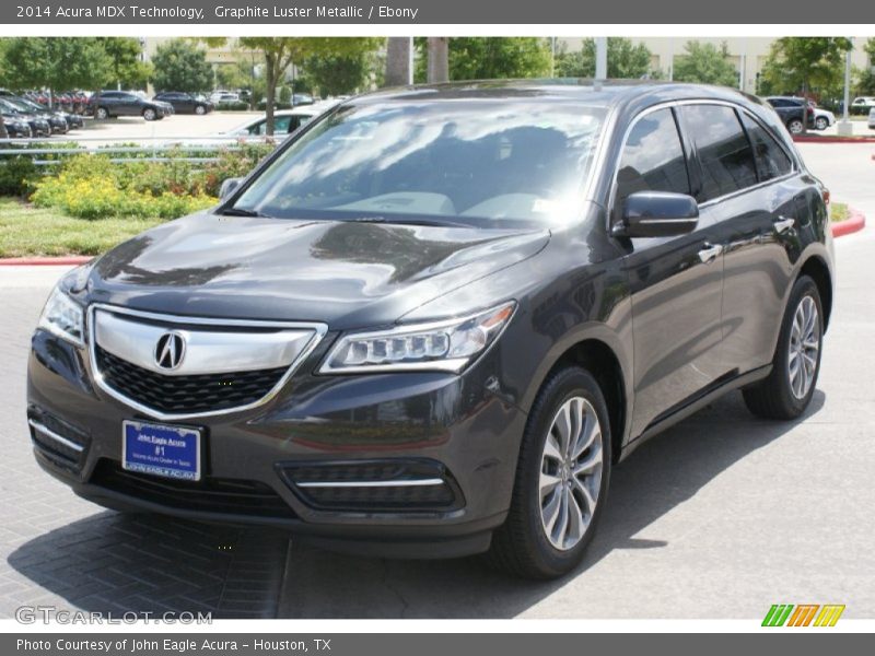 Graphite Luster Metallic / Ebony 2014 Acura MDX Technology