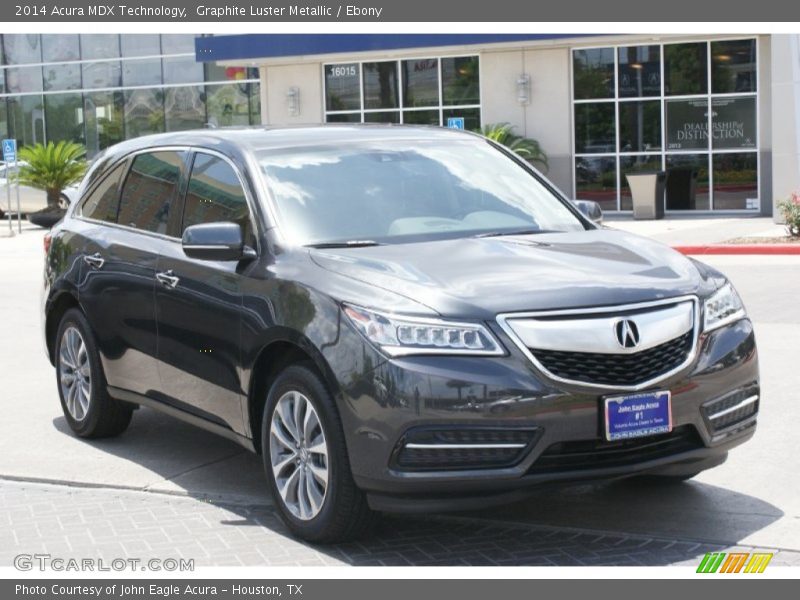 Graphite Luster Metallic / Ebony 2014 Acura MDX Technology