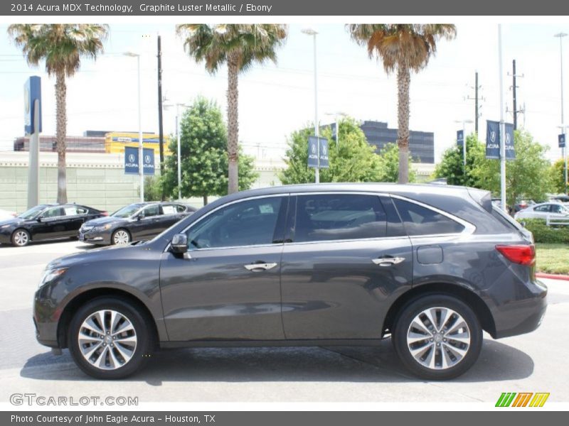 Graphite Luster Metallic / Ebony 2014 Acura MDX Technology
