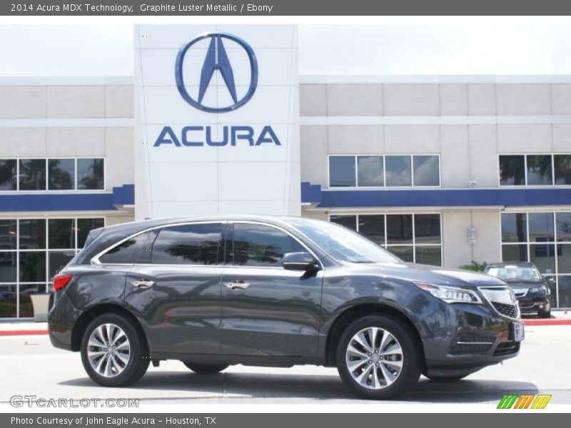 Graphite Luster Metallic / Ebony 2014 Acura MDX Technology
