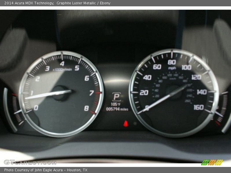Graphite Luster Metallic / Ebony 2014 Acura MDX Technology