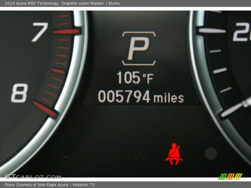 Graphite Luster Metallic / Ebony 2014 Acura MDX Technology