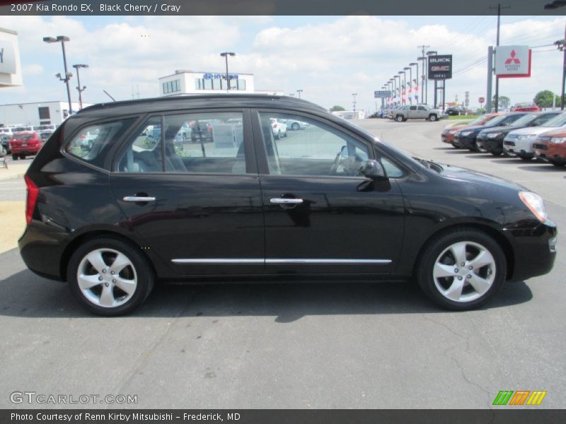 Black Cherry / Gray 2007 Kia Rondo EX