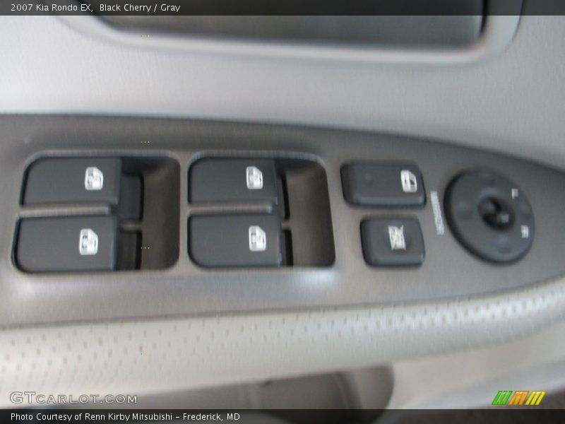 Black Cherry / Gray 2007 Kia Rondo EX